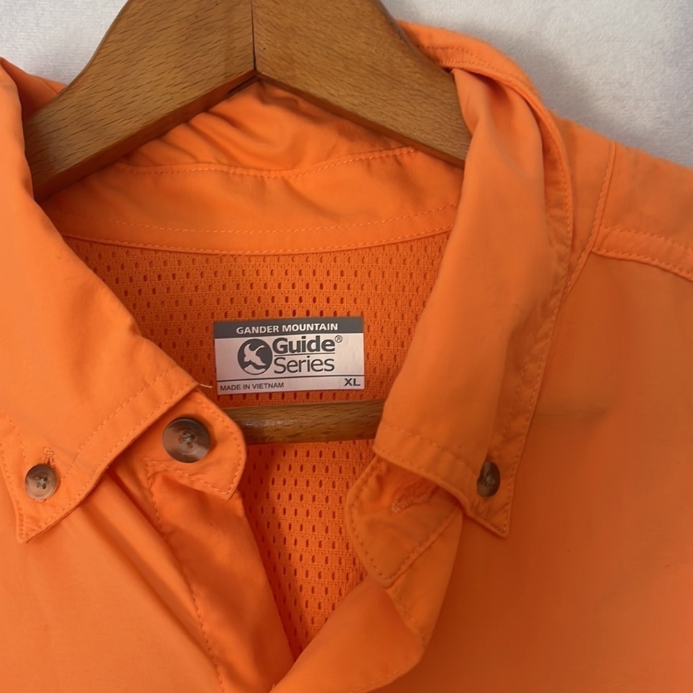Gander Mountain Orange Button Up - image 2